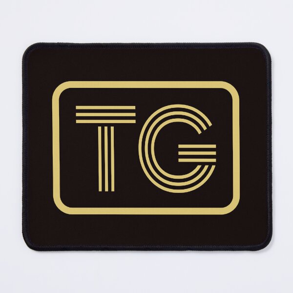 Item preview, TG Initials Gold Geometric Letters designed and sold by Jeallan Designs.