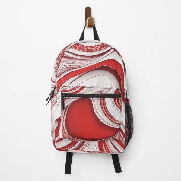 Artikelvorschau, Vibrant Red and White Pattern - Abstract Geometric Design entworfen und verkauft von The-Library.