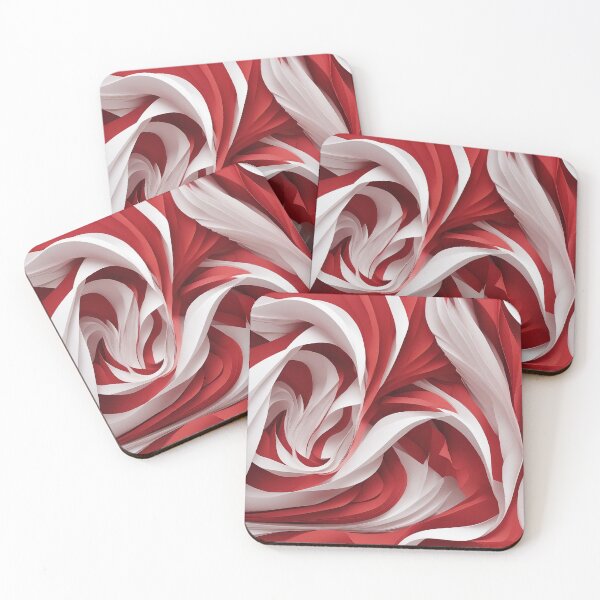 Item preview, Bold Red and White Pattern - Abstract Geometric Design designed and sold by The-Library.