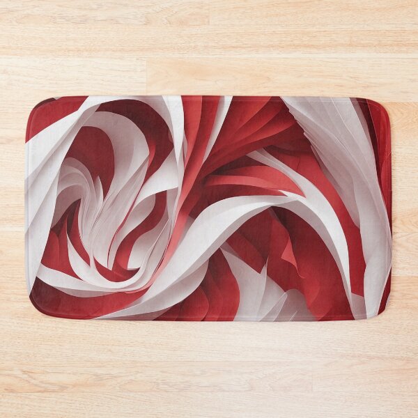 Item preview, Bold Red and White Pattern - Abstract Geometric Design designed and sold by The-Library.