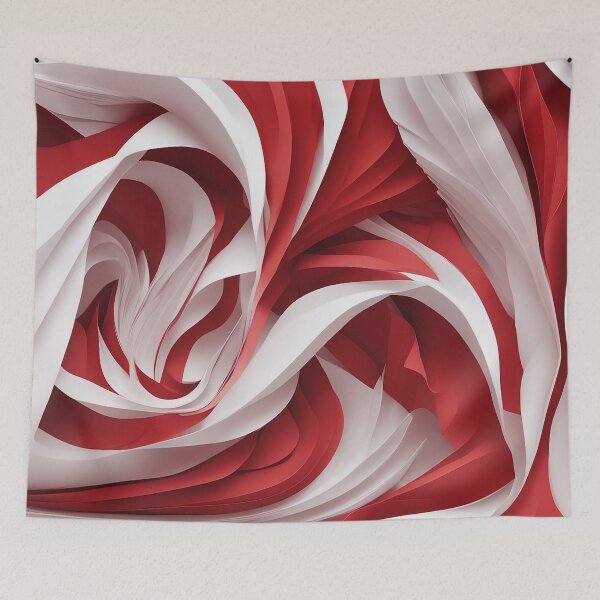 Item preview, Bold Red and White Pattern - Abstract Geometric Design designed and sold by The-Library.