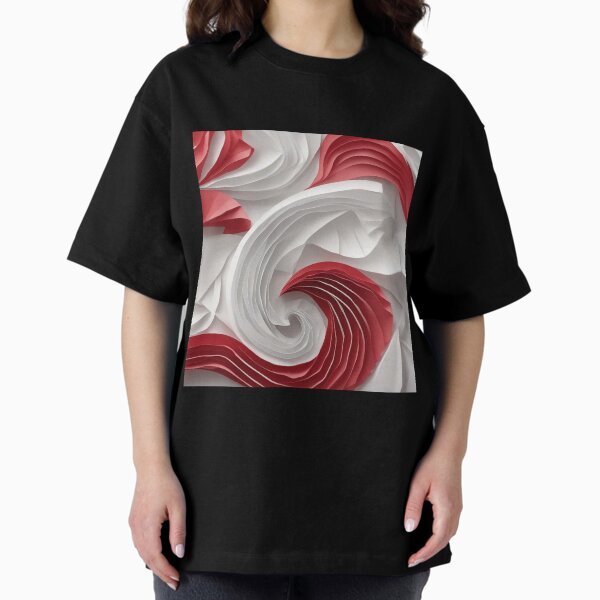Item preview, Dynamic Red and White Pattern - Abstract Design designed and sold by The-Library.