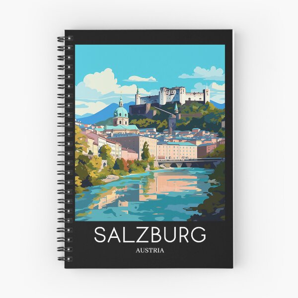 Item preview, A Pop Art Travel Print of Salzburg - Austria  designed and sold by StudioRedKoala.