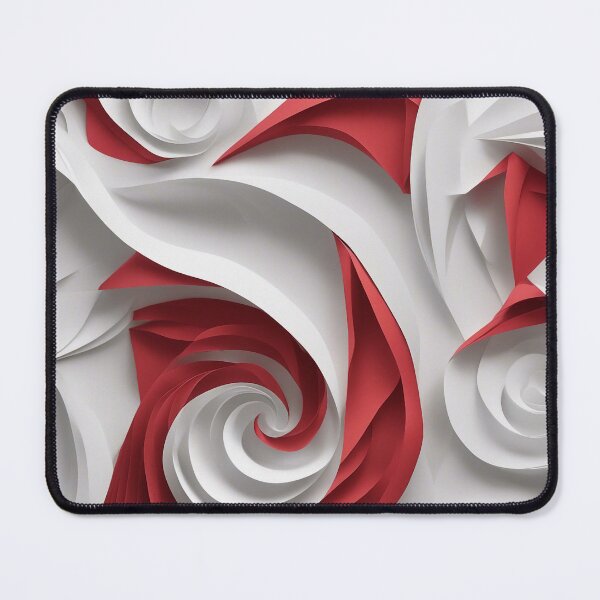 Artikelvorschau, Bold Red and White Pattern - Contemporary Abstract Design entworfen und verkauft von The-Library.