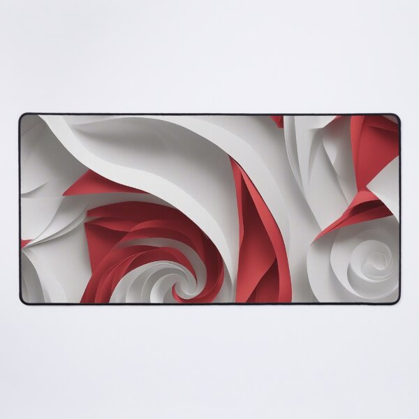 Artikelvorschau, Bold Red and White Pattern - Contemporary Abstract Design entworfen und verkauft von The-Library.