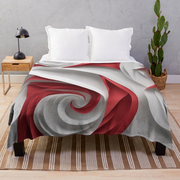 Item preview, Bold Red and White Pattern - Contemporary Abstract Design designed and sold by The-Library.