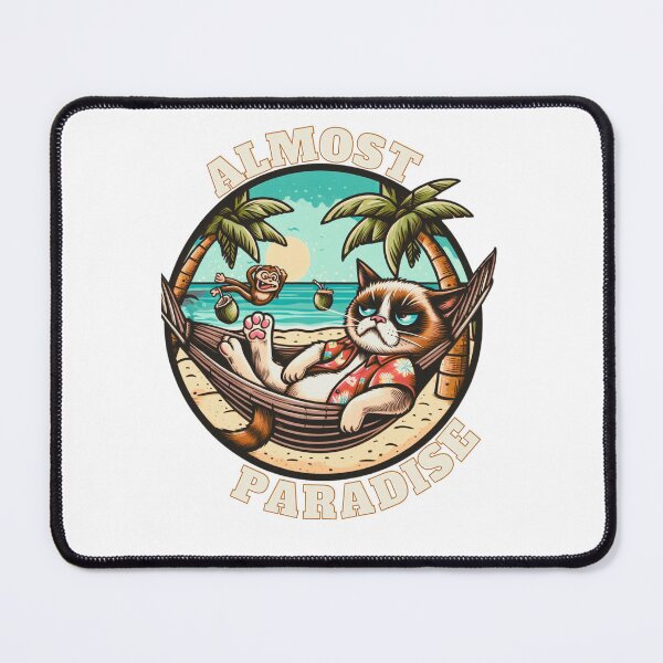 Item preview,  Almost Paradise | Cool Cat - Cat gifts with quotes designed and sold by MaFleiva.