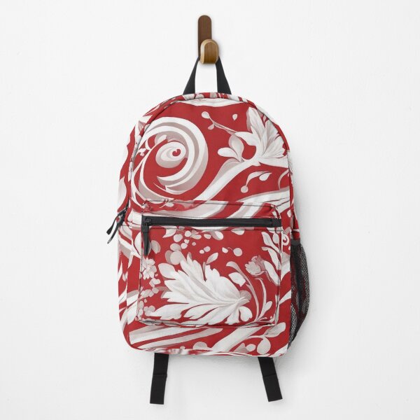Artikelvorschau, Red and White Pattern - Abstract Geometric Design entworfen und verkauft von The-Library.