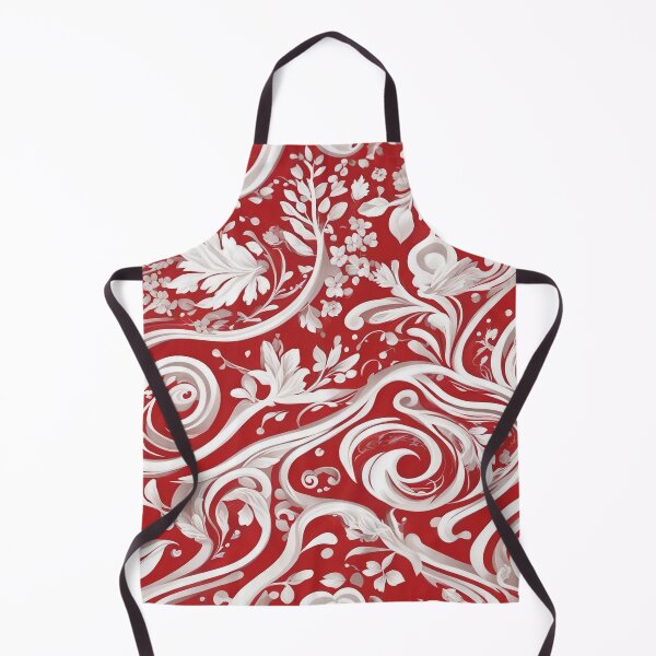 Item preview, Red and White Pattern - Abstract Geometric Design designed and sold by The-Library.