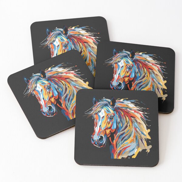 Item preview, Art horse abstract colorful designed and sold by Andrea-Design.