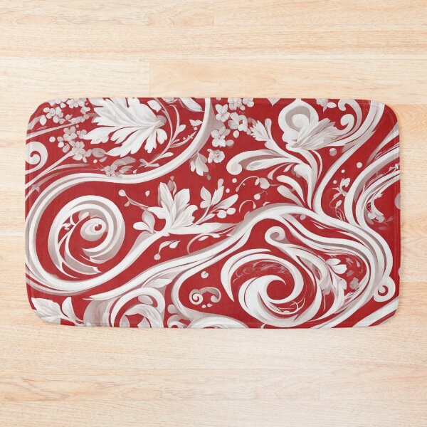 Item preview, Red and White Pattern - Abstract Geometric Design designed and sold by The-Library.
