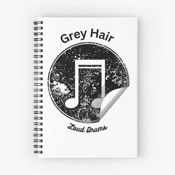 Item preview, Tambores ruidosos de pelo gris designed and sold by BubbleTextBox.