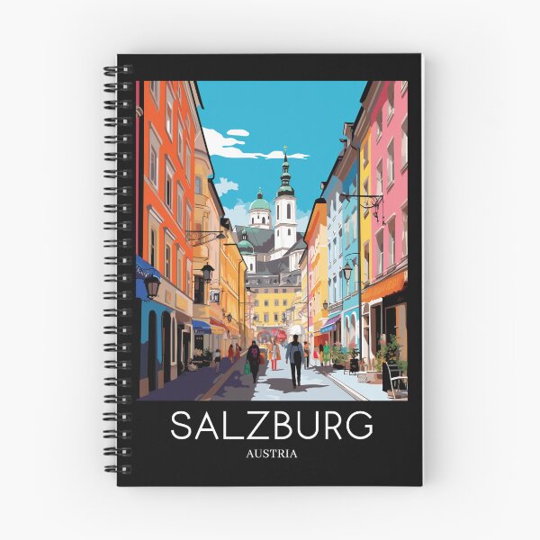 Item preview, A Pop Art Travel Print of Salzburg - Austria  designed and sold by StudioRedKoala.