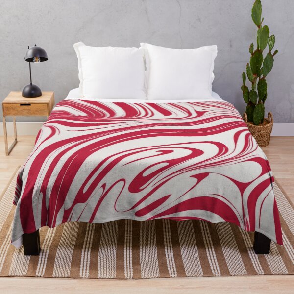 Item preview, Dynamic Red and White Pattern - Contemporary Abstract Art designed and sold by The-Library.