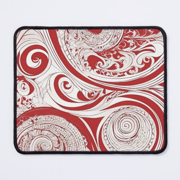 Artikelvorschau, Striking Red and White Pattern - Modern Abstract Design entworfen und verkauft von The-Library.