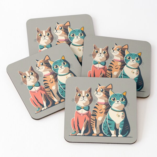 Item preview, Three cats designed and sold by Windness Zao.