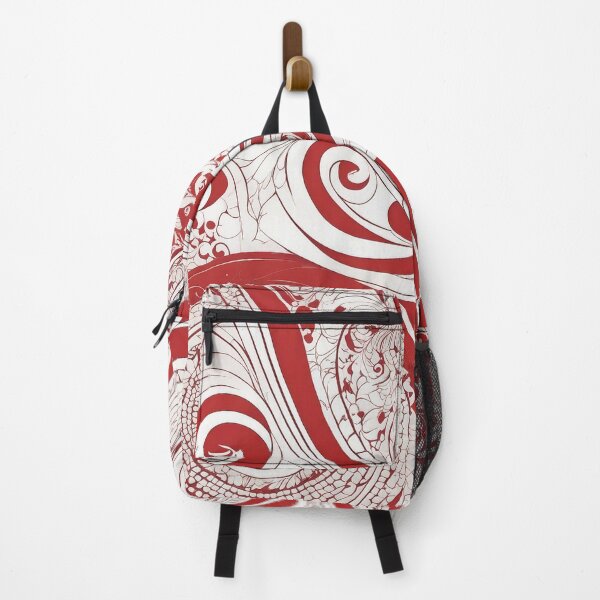 Artikelvorschau, Striking Red and White Pattern - Modern Abstract Design entworfen und verkauft von The-Library.