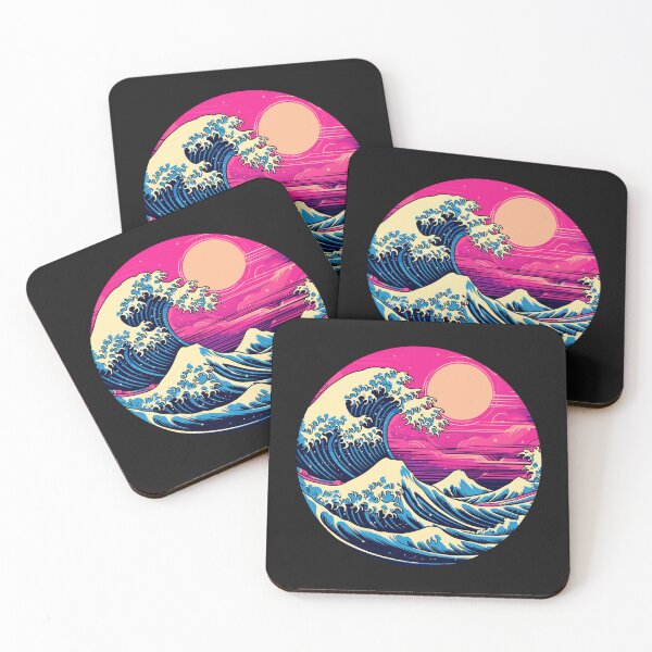 Item preview, The Great Wave Cyberpunk Vapourware designed and sold by flying-hellfish.