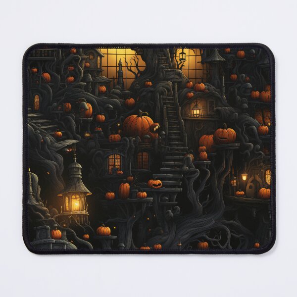 Item preview, A mural for a Halloween-themed escape room beckons mystery designed and sold by StrawberryJolly.