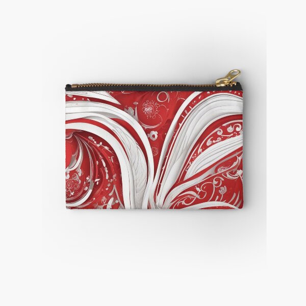 Item preview, Dynamic Red and White Pattern - Abstract Geometric Art designed and sold by The-Library.