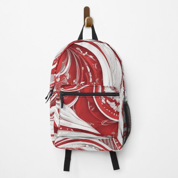 Artikelvorschau, Dynamic Red and White Pattern - Abstract Geometric Art entworfen und verkauft von The-Library.