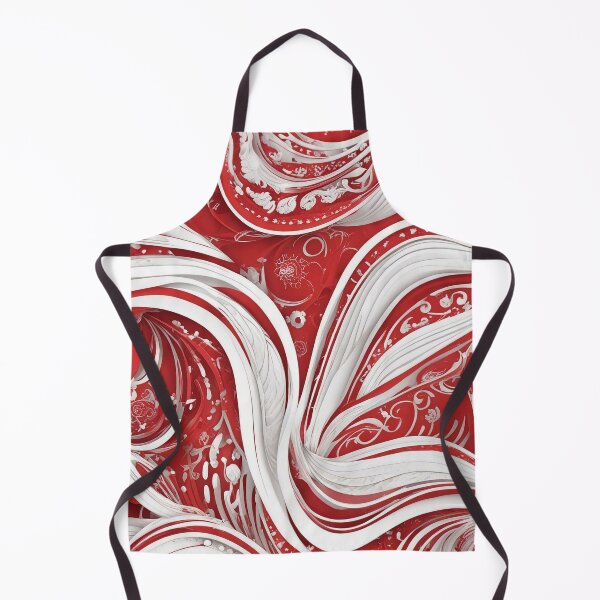 Artikelvorschau, Dynamic Red and White Pattern - Abstract Geometric Art entworfen und verkauft von The-Library.