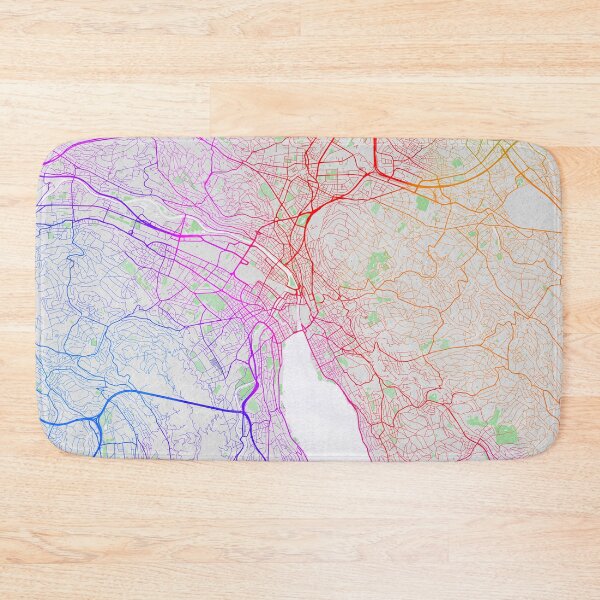 Item preview, Zürich City Map of Switzerland - Colorful designed and sold by deMAP.