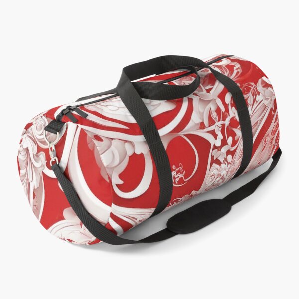 Item preview, Vibrant Red and White Pattern - Abstract Geometric Artwork designed and sold by The-Library.