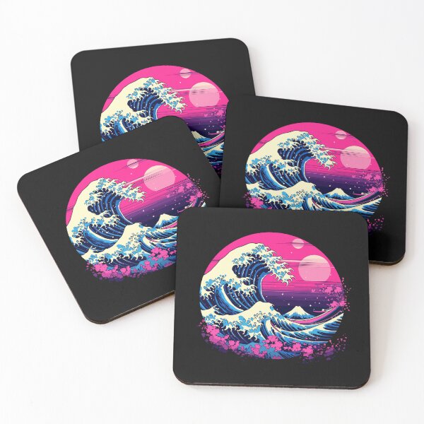 Item preview, The Great Wave Cyberpunk Vapourware designed and sold by flying-hellfish.