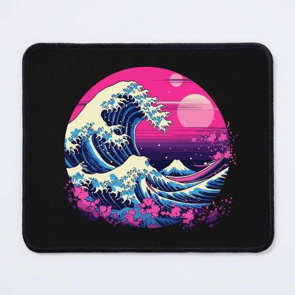 Item preview, The Great Wave Cyberpunk Vapourware designed and sold by flying-hellfish.
