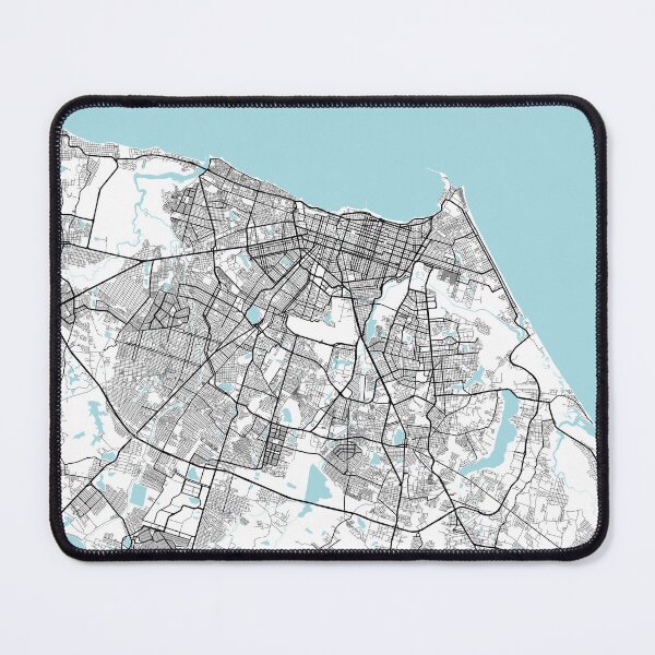 Item preview, Fortaleza City Map of Brazil - Circle designed and sold by deMAP.