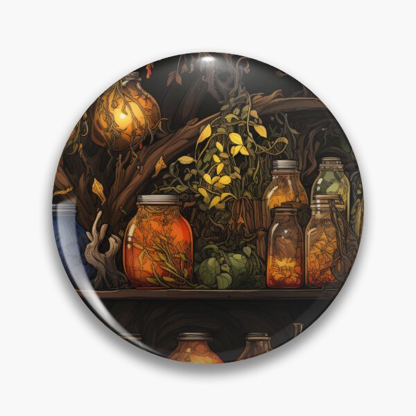 Item preview, A tarot-style artwork featuring a potion-filled witch's mystical brew designed and sold by StrawberryJolly.