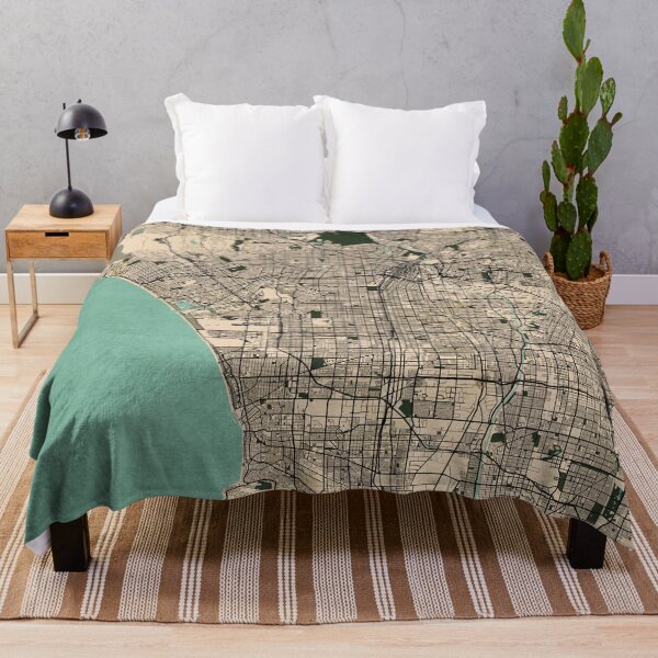 Item preview, Los Angeles City Map of the United States - Vintage designed and sold by deMAP.