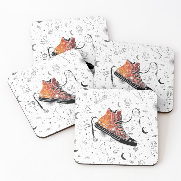 Item preview, Leo high tops - Space canvas designed and sold by MickeyEdwards.