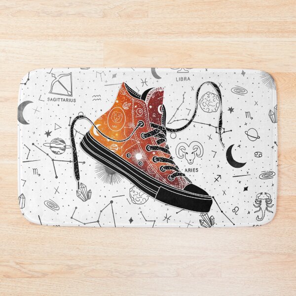 Item preview, Leo high tops - Space canvas designed and sold by MickeyEdwards.
