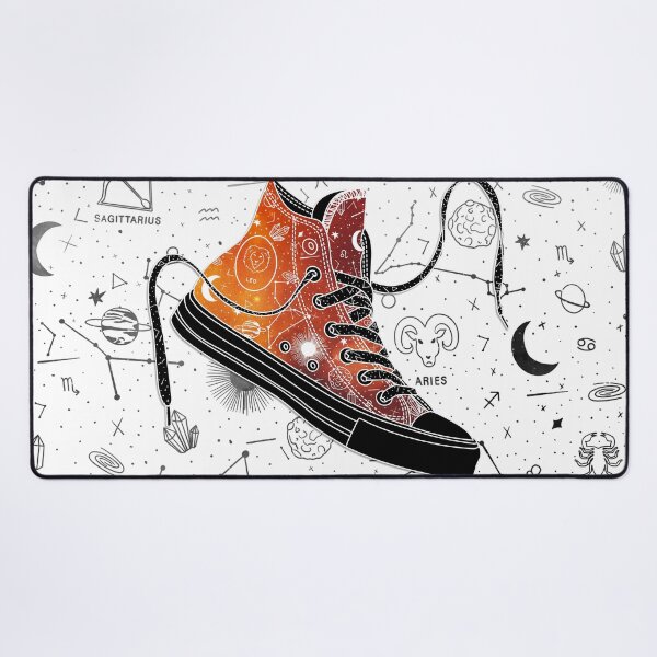 Item preview, Leo high tops - Space canvas designed and sold by MickeyEdwards.