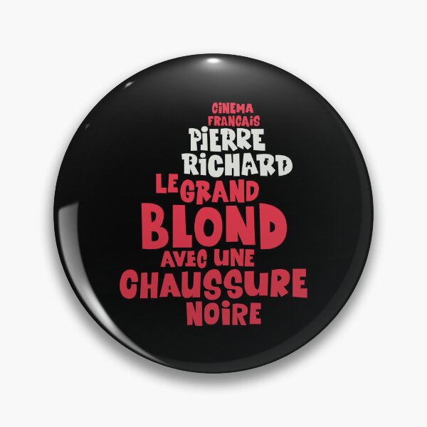 Item preview, Pierre Richard - The Tall Blond Man with One Black Shoe Typo Design designed and sold by Boogosh.