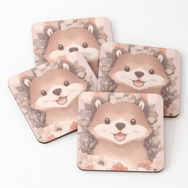 Item preview, Cute otter flower bloom - Pastel style designed and sold by ZooVerse.