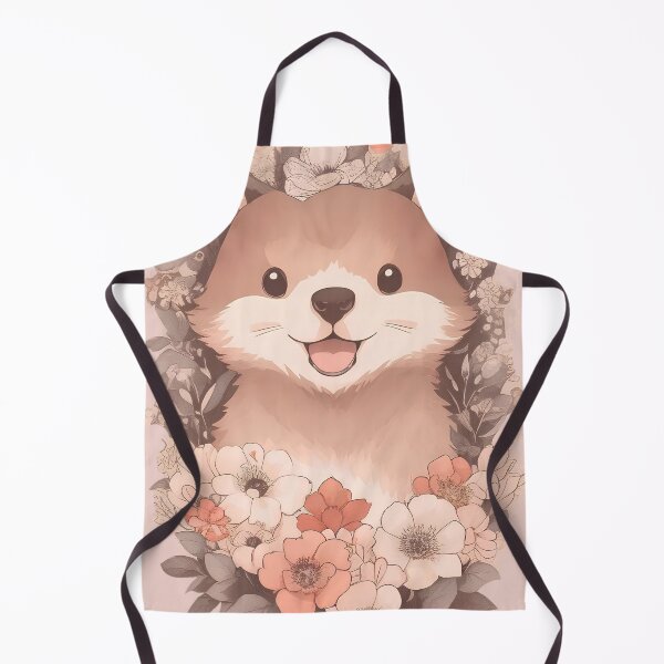 Item preview, Cute otter flower bloom - Pastel style designed and sold by ZooVerse.