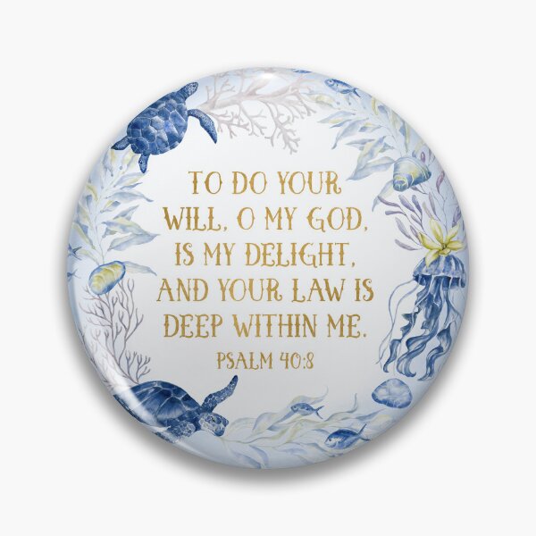 Item preview, Psalm 40:8 designed and sold by Paper Bee Gift Shop.
