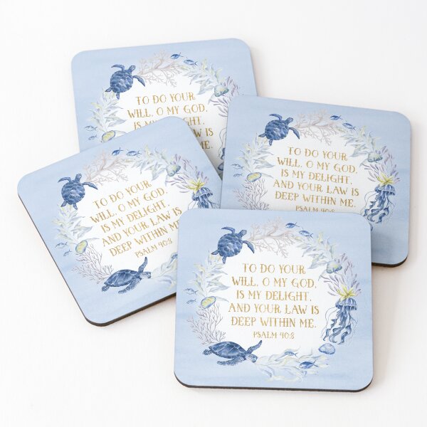 Item preview, Psalm 40:8 designed and sold by Paper Bee Gift Shop.