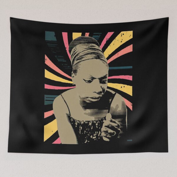 Item preview, Nina Simone  Vintage Style Design  Fan Art designed and sold by saracenooswi.