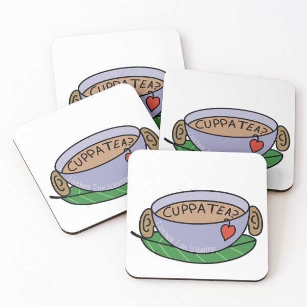 Item preview, Cuppa tea? A cup of tea solves everything! designed and sold by JJJJdoodles.