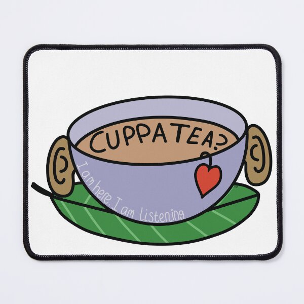 Item preview, Cuppa tea? A cup of tea solves everything! designed and sold by JJJJdoodles.
