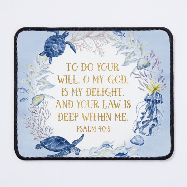 Item preview, Psalm 40:8 designed and sold by Paper Bee Gift Shop.