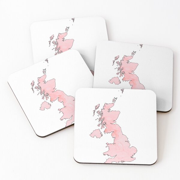 Item preview, United Kingdom Flag Map Colorful With Black Outline -  designed and sold by PurpleLoveStore.