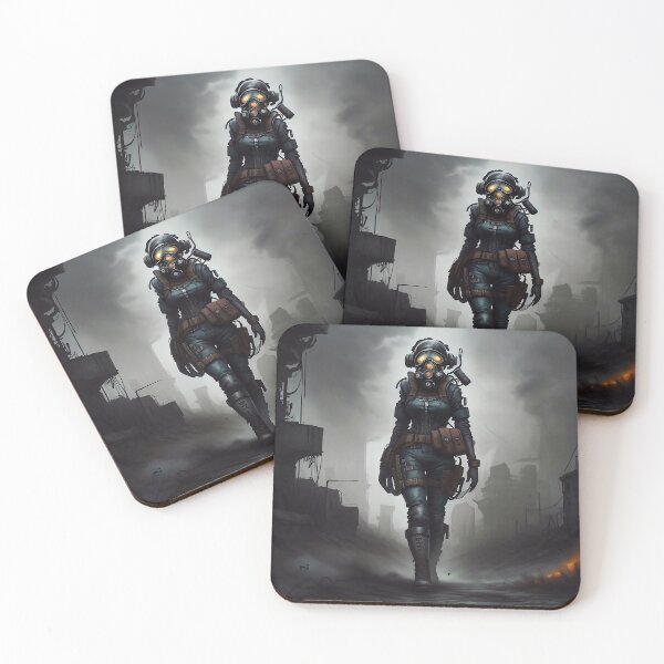 Item preview, Woman walking in smog designed and sold by M-Y-A-R-T-.