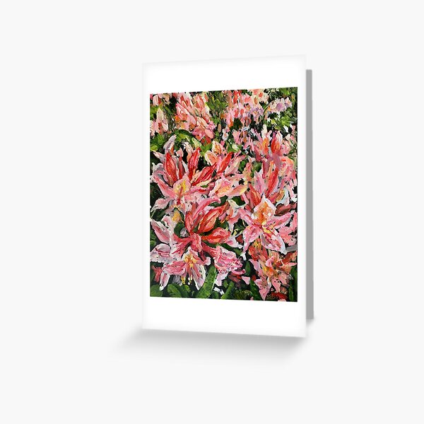 Azalea flowers Greeting Card