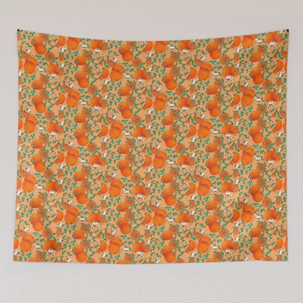Item preview, Orange Tree Pattern designed and sold by shopcosmiclatte.