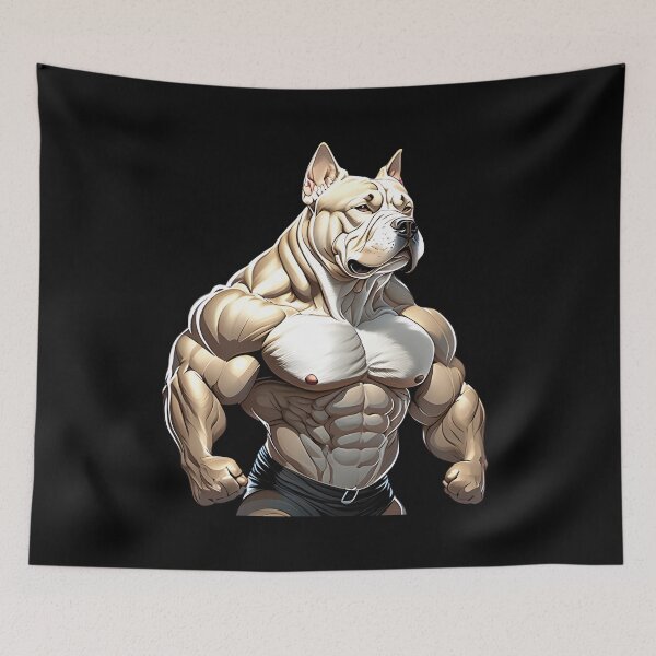 Item preview, Muscular Dog designed and sold by ratchawoot.